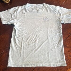 Coastal Cotton youth Light Blue Pocket Graphic Tee with fish on back